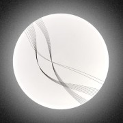 Mila plafoniera LED, bianco, Ø 48 cm, luce naturale Novecento