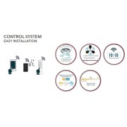 Plafoniera con ventilatore Scirocco bianco, Ø 60 cm, 40W, dimmerabile