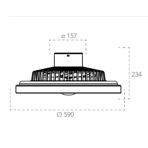 Plafoniera con ventilatore Scirocco bianco, Ø 60 cm, 40W, dimmerabile 2