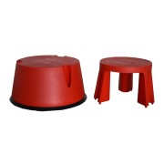 Gierre Rollingstep sgabello rotondo B0020