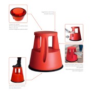 Gierre Rollingstep sgabello tondo B0020