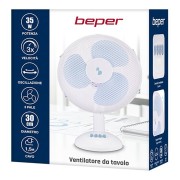 Beper ventilatore da tavolo 30 cm, bianco