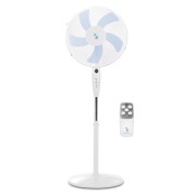 Beper ventilatore a piantana con telecomando, 5 pale, timer, bianco