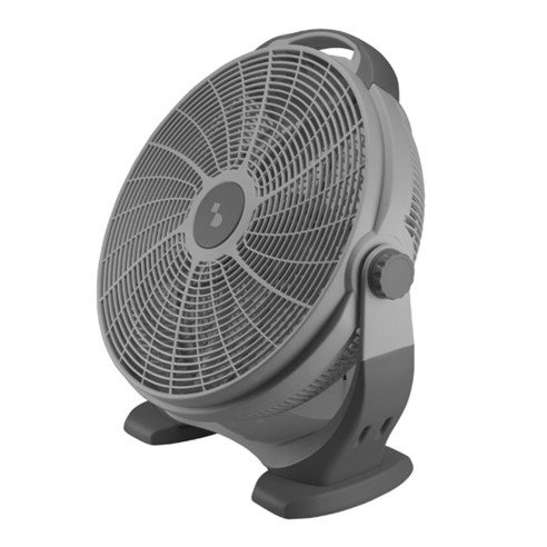 Beper ventilatore da terra Box Fan direzionabile 100W, 50 cm, grigio
