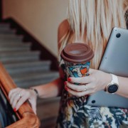 DeLonghi tazza termica in ceramica a doppia parete 300 ml