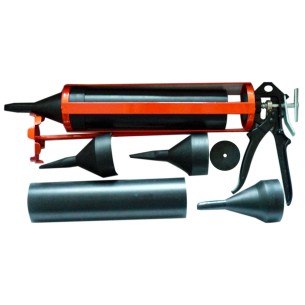 Pistola tubo materiale sciolto con accessori Sikurotech