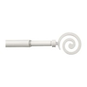 Kit bastone per tenda estensibile bianco Spirale 70/120 cm Mini Ø 12 mm Errebi