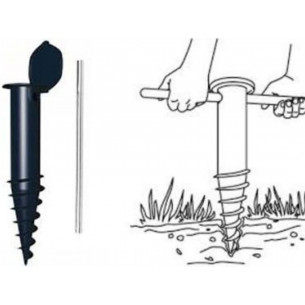 Supporto picchetto per stendibiancheria Gimi Garden Spike 2