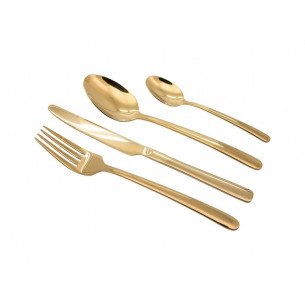 Casa Collection servizio posate acciaio inox Regal oro 24pz 2