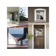 Pellicola specchio adesiva per vetri 90x150cm D-c-fix ambientata