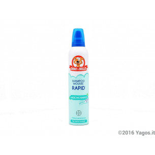 Shampoo-mousse-Rapid-per-cani-Bayer-Sano-e-Bello-300ml