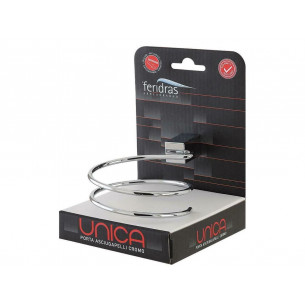 Porta-asciugacapelli-Feridras-acciaio-cromato-Unica 2