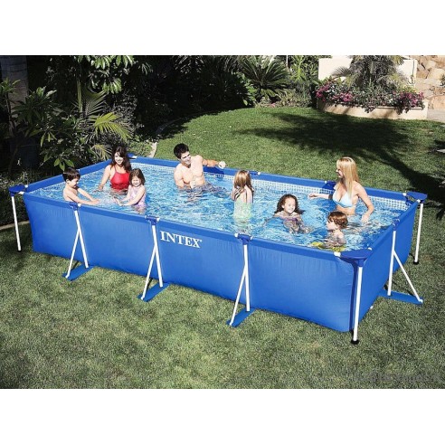 Piscina rettangolare Intex Frame 450x220xh84 cm 28273