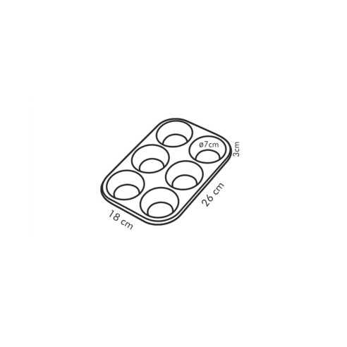 Teglia-6-muffins-Tescoma-Delicia-623220