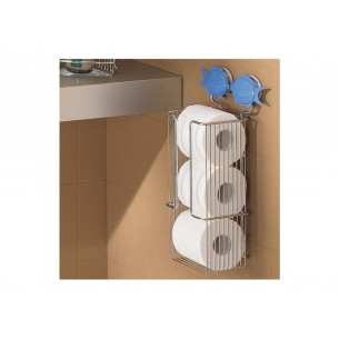 Portarotolo-3-P-e-dispencer-Metaltex-Atlantis-cromato 2