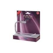 Porta-rotolo-carta-igienica-Feridras-acciaio-cromato-Futura