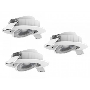 Kit-3-faretti-incasso-orientabili-Century-Futura-LED