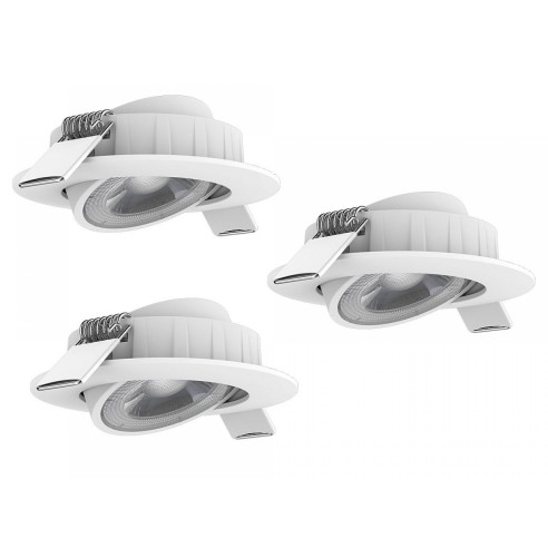 Kit-3-faretti-incasso-orientabili-Century-Futura-LED