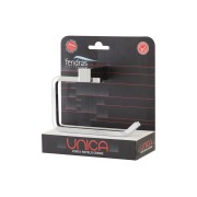 Porta-rotolo-carta-igienica-Feridras-acciaio-cromato-Unica