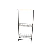 Stender appendiabiti con 2 ripiani H165cm