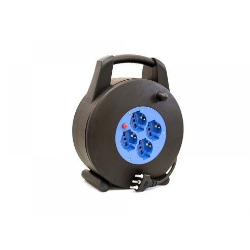 Avvolgicavo-230V-16A-prese-bivalenti-schuko-bobina-15-m