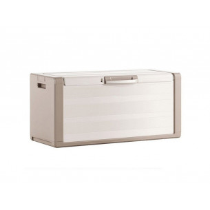 Keter Gulliver baule cassapanca da esterno impermeabile, resina, beige/sabbia