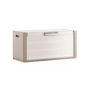 Keter Gulliver baule cassapanca da esterno impermeabile, resina, beige/sabbia