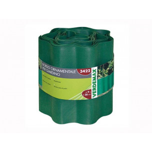 Bordura per aiuole in polietilene verde rotolo 9 m xh20cm Verdemax
