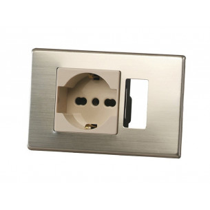 Frutto-presa-bipasso-tedesca-Basic-10-16A