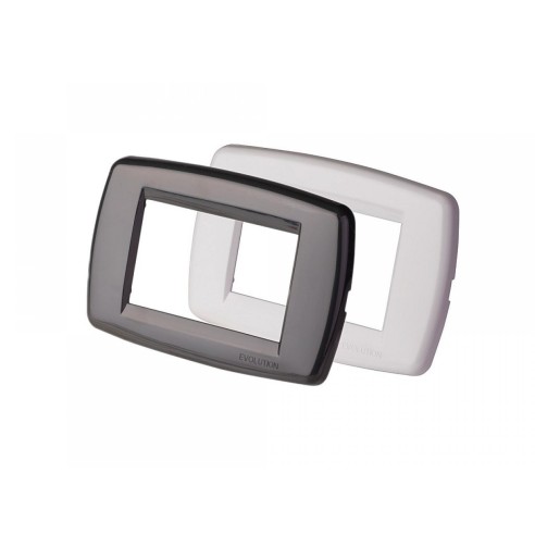 Placca-3-moduli-in-tecnopolimero-serie-Evolution