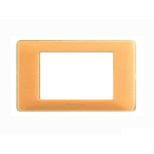 Placca-3-prese-colore-ambra-Matix