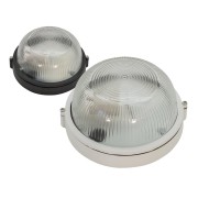 Plafoniera da esterno in alluminio Saturnina 1xE27