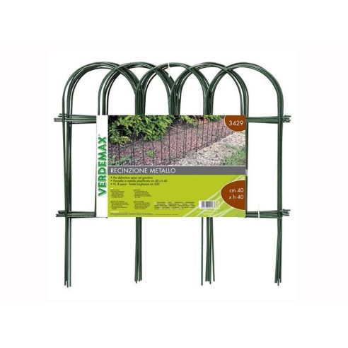 Recinzione-in-metallo-ad-arco-8pz-40xh40cm-verde