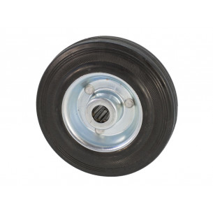 Ruota-in-gomma-cuscinetto-a-rulli