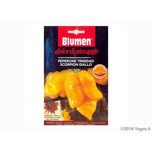 Semi-di-Trinidad-Moruga-Scorpion-giallo