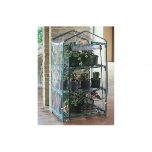 Serra da balcone e terrazzo Verdemax Azalea 3 ripiani L70x50xH125cm