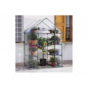 Serra da giardino e terrazzo Verdemax Ibiscus 8 ripiani L140xP73xP200cm