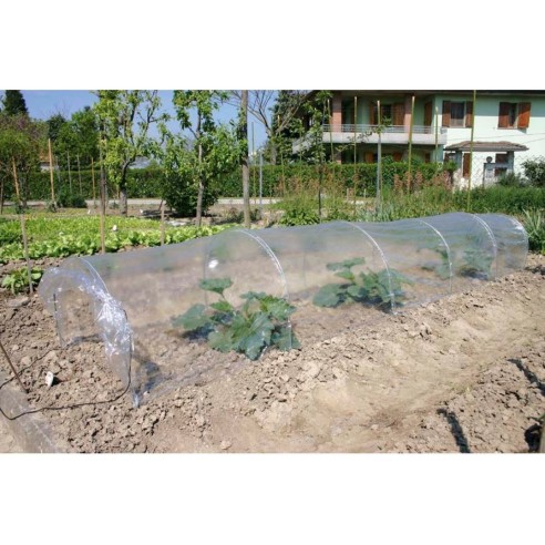 Serra per orto Tunnel a soffietto Verdemax L300xP65xH45 cm