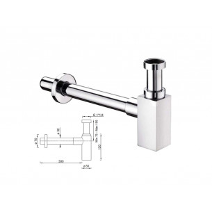 Sifone-di-scarico-quadro-ottone-cromato-1-4-Ponsi
