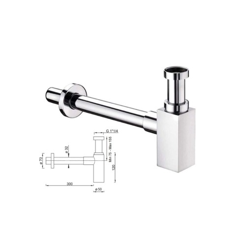 Sifone-di-scarico-quadro-ottone-cromato-1-4-Ponsi