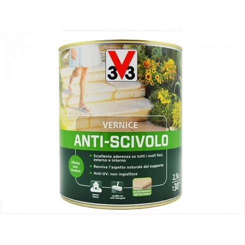 V33 vernice antiscivolo incolore 750 ml