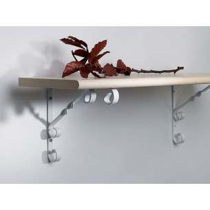 Staffa per mensola Country bianco 1pz 2