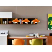 lampadario-sospensione-lella-arancione