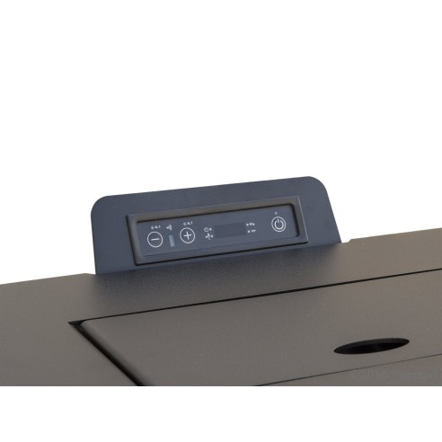 Stufa a pellet Qlima Fiorina 74 S-Line grigio pannello di comando