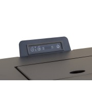 Stufa a pellet Qlima Fiorina 74 S-Line grigio pannello di comando