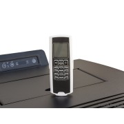 Stufa a pellet Qlima Fiorina 74 S-Line grigio telecomando