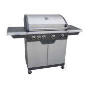 Barbecue-a-gas-Sense-4-Fireplus-con-4-fuochi-e-fornello-laterale