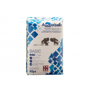 Tappetini-igienici-cane-Assorbello-Basic-60x60cm-50-traverse
