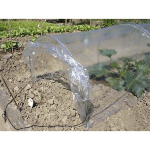 Serra per orto Tunnel a soffietto Verdemax L300xP65xH45 cm 2