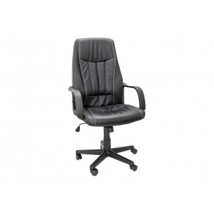 Sedia-ufficio-Pilot-imbottitura-spessa-nero-dettaglio
